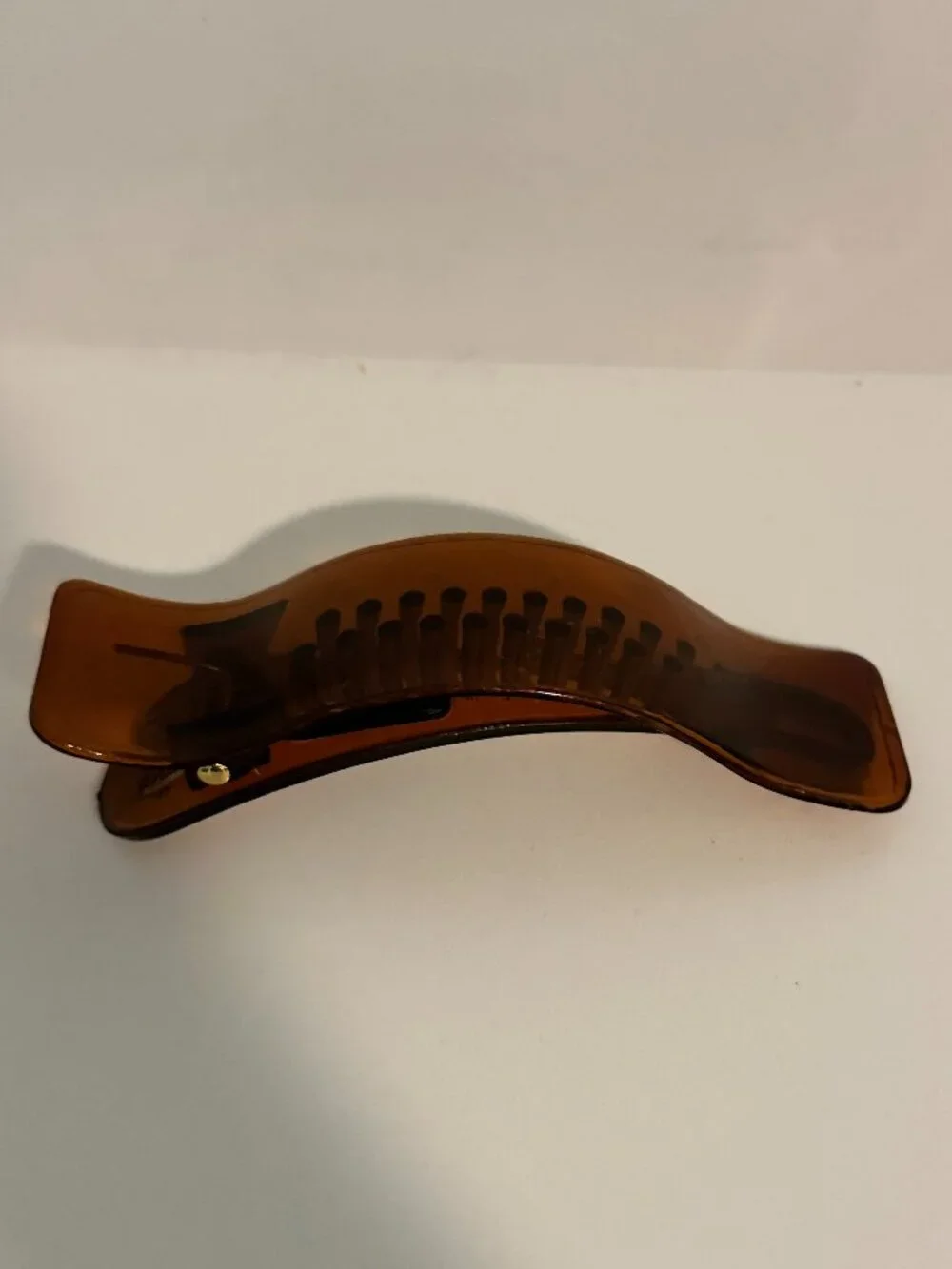 Large Brown Tortoiseshell Banana Hair Clip 13 cm